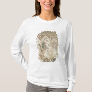 Camiseta St. Rainiero que ruega en el templo