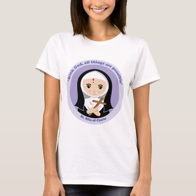 Camiseta St. Rita de Cascia (Anverso)
