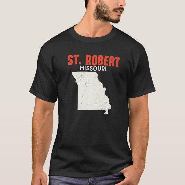 Camiseta St Robert Missouri EE.UU. EE.UU. viajes Missou (Anverso)
