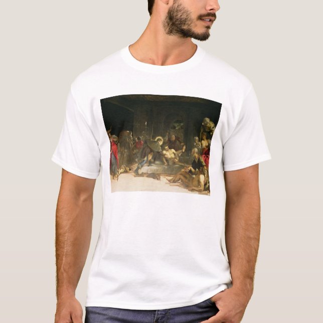 Camiseta St. Roch que cura la plaga (Anverso)