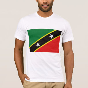 Camiseta St San Cristobal y bandera de Nevis