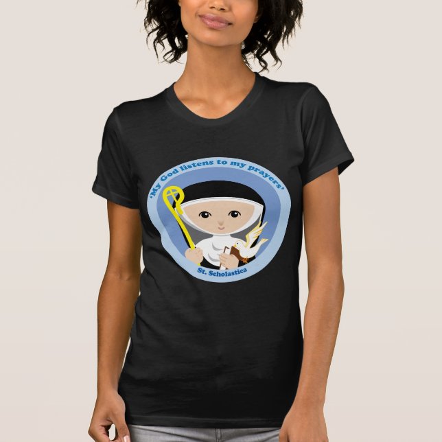 Camiseta St. Scholastica (Anverso)