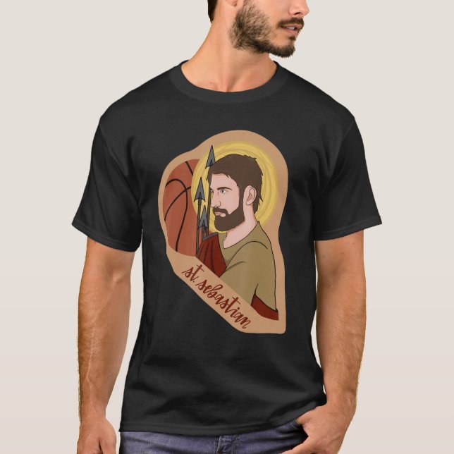 Camiseta St Sebastian Archery Archer Catholic Patron Saint (Anverso)