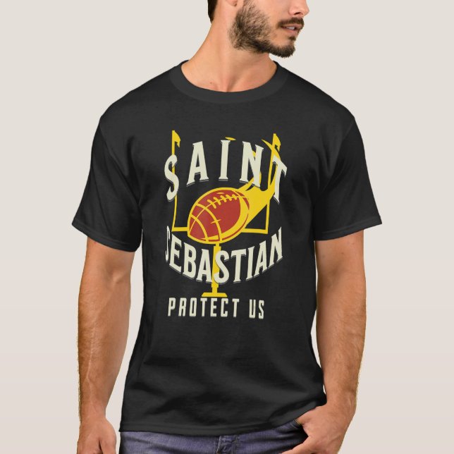 Camiseta St Sebastian Patron Saint of Football Players Spor