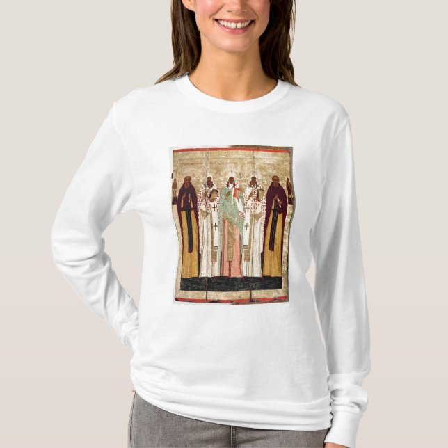 Camiseta St. Sergius de Radonesh con los santos de (Anverso)