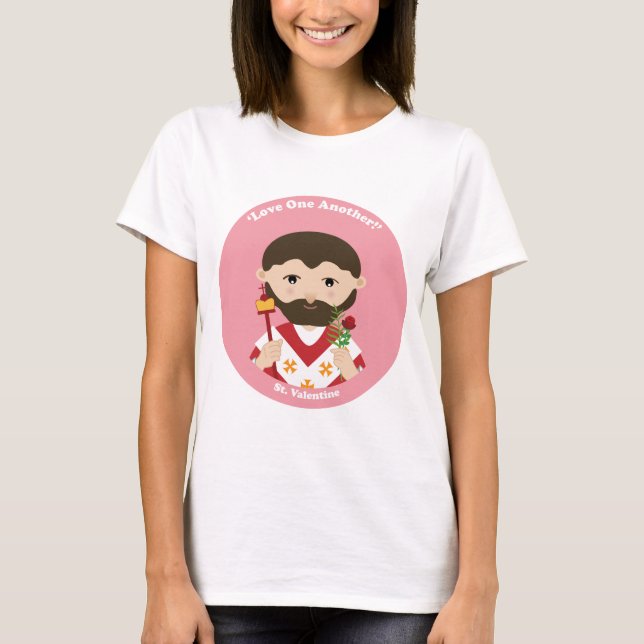 Camiseta St. Tarjeta del día de San Valentín (Anverso)