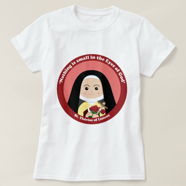 Camiseta St. Thérèse de Lisieux (Diseño del anverso)