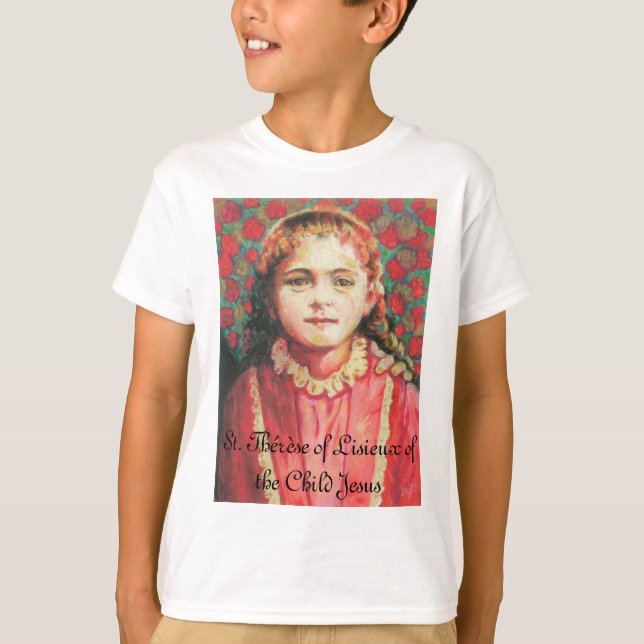 Camiseta St. Thérèse de Lisieux del niño Jesús (Anverso)