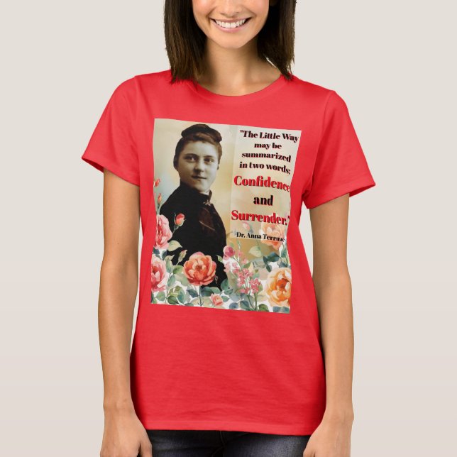 Camiseta St Therese Dr Anna Terruwe Quote (Anverso)