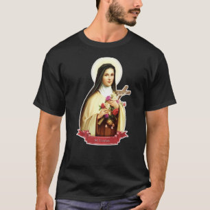 Camiseta St Therese Of Lisieux Kids Little Flower Rosa Cath