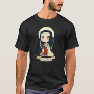 Camiseta St Therese Of Lisieux Kids Little Flower Rosa Cath