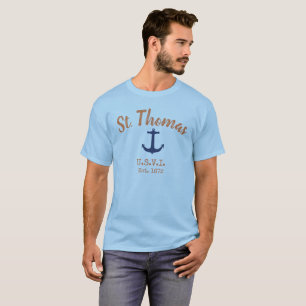 Camiseta St. Thomas Anchor Shirt de las Islas Vírgenes Esta