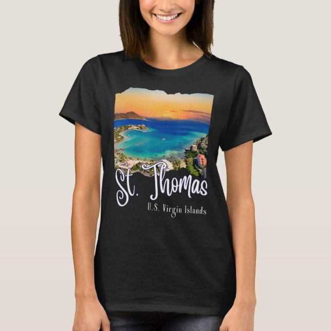 Camiseta St. Thomas Islas Vírgenes Estadounidenses Vacacion (Anverso)