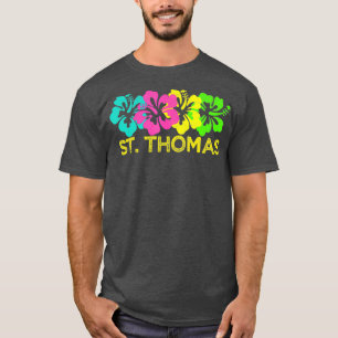 Camiseta St Thomas Tropical Beach St Thomas Travel Surf