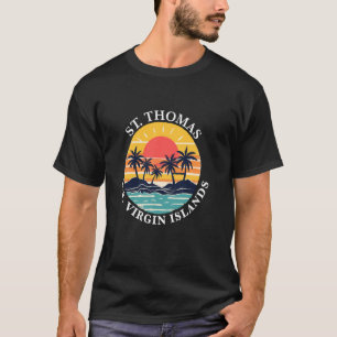 Camiseta St. Thomas U.S.V.I. US Virgin Island Souvenir Vaca
