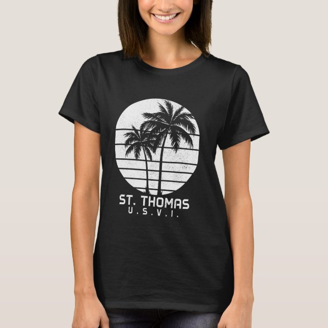 Camiseta St. Thomas Vacaciones del Orgullo de las Islas Vír (Anverso)