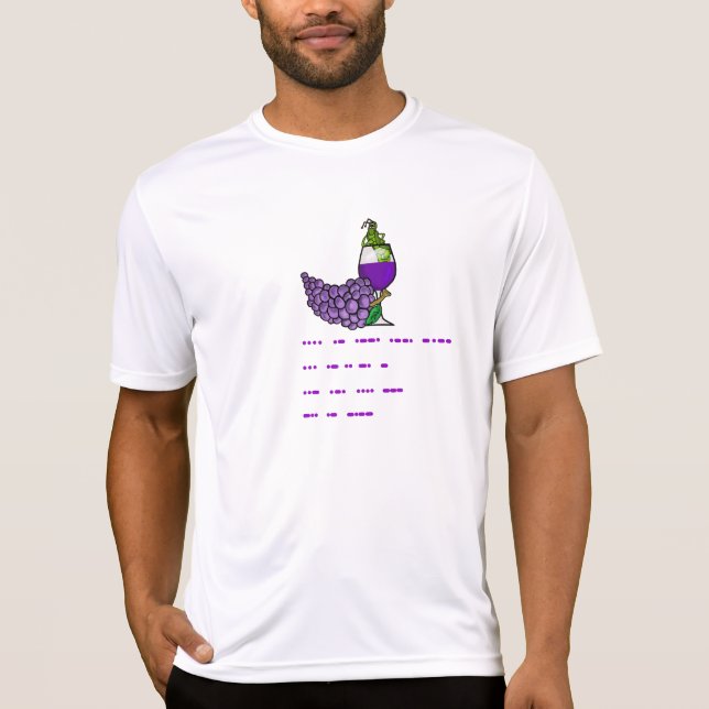Camiseta St. Urho's Day Morse Code T-shirt Ver. 4 (Anverso)