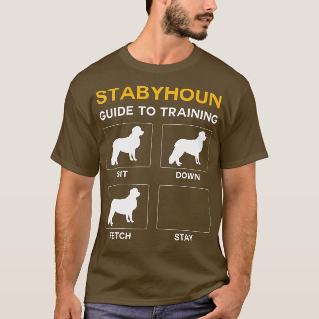 Camiseta Stabyhoun Guía Para Entrenar Perro Obediencia Perr (Anverso)