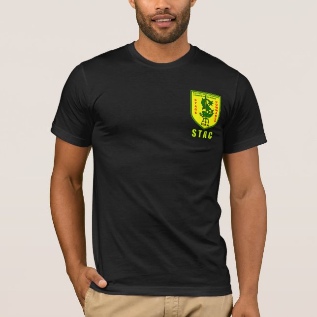 Camiseta STAC EOR92 cupo T con "Cours EOR 92" panel trasero (Anverso)