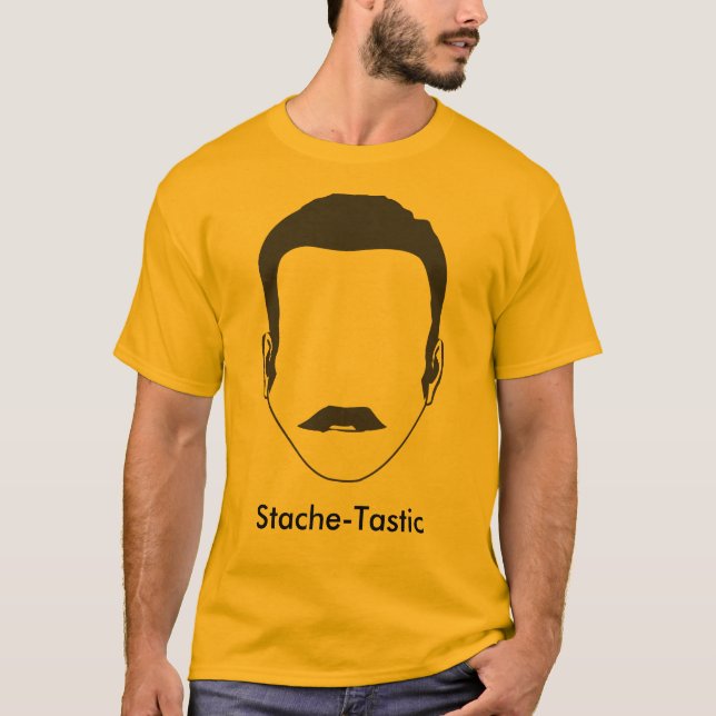 Camiseta Stache-Tastic (Anverso)