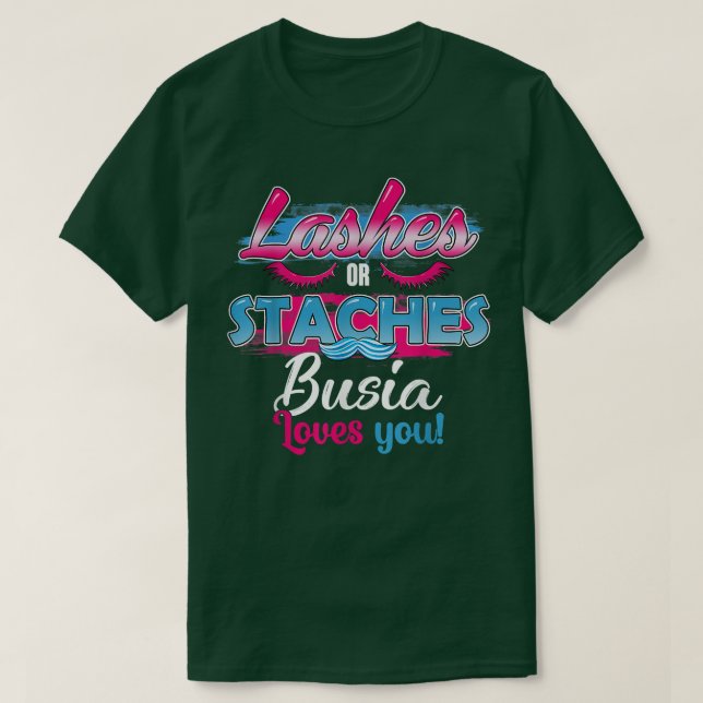 Camiseta Staches o latigazos Busia te ama mejor reserva de  (Diseño del anverso)