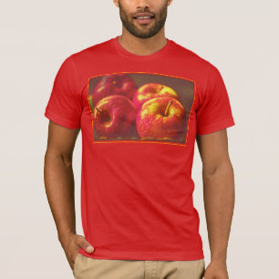 Camiseta "Stack of Red Apples Fruit" Foto escueta. ¡Hazte c