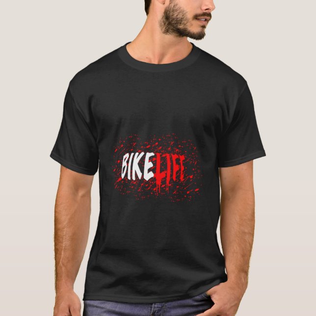 Camiseta Stackzzhouse Bikelife Drip (Anverso)