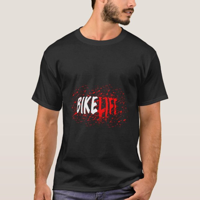 Camiseta Stackzzhouse Bikelife Drip (Anverso)