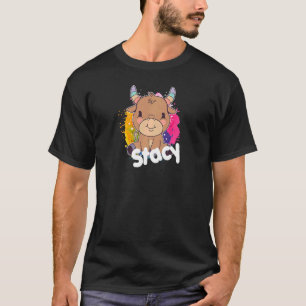 Camiseta STACY Hermoso nombre chica con adorable y pequeño 
