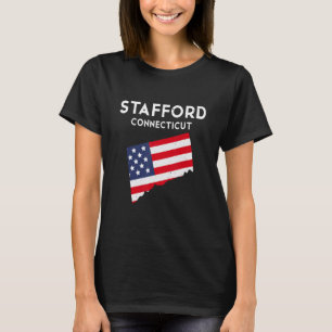 Camiseta Stafford Connecticut EE. UU. Estado América Viaje