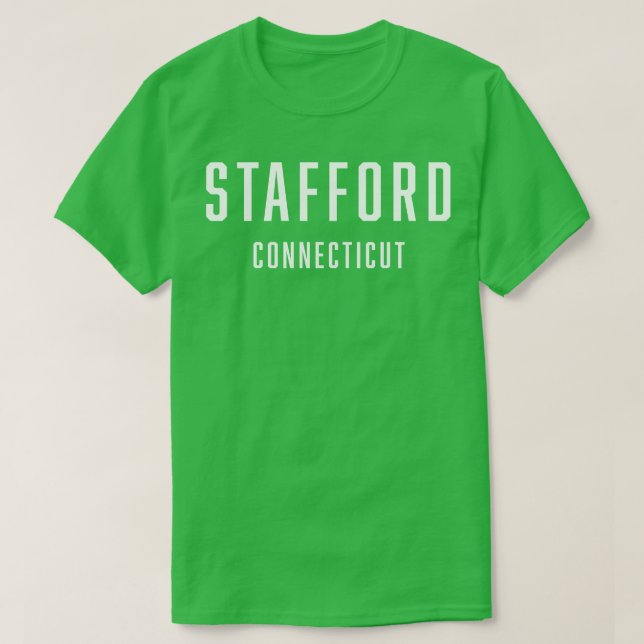Camiseta Stafford Connecticut TShirt (Diseño del anverso)