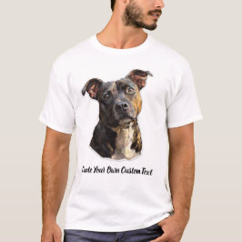Camiseta Staffordshire Bull Terrier Crea tu Propio Texto