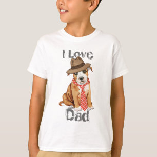 Camiseta Staffordshire Bull Terrier Dad