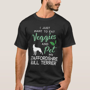 Camiseta Staffordshire Bull Terrier Dog Cigar Lover Birthda