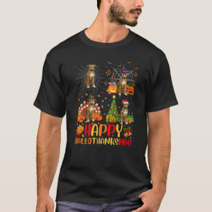Camiseta Staffordshire Bull Terrier Perro Feliz Hallothanks