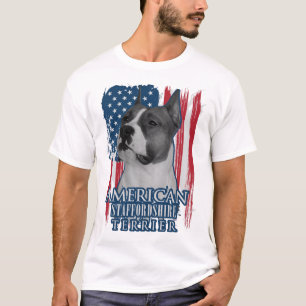 Camiseta Staffordshire Terrier americano - Amstaff