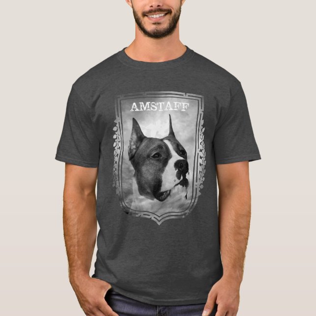 Camiseta Staffordshire Terrier americano - Amstaff (Anverso)