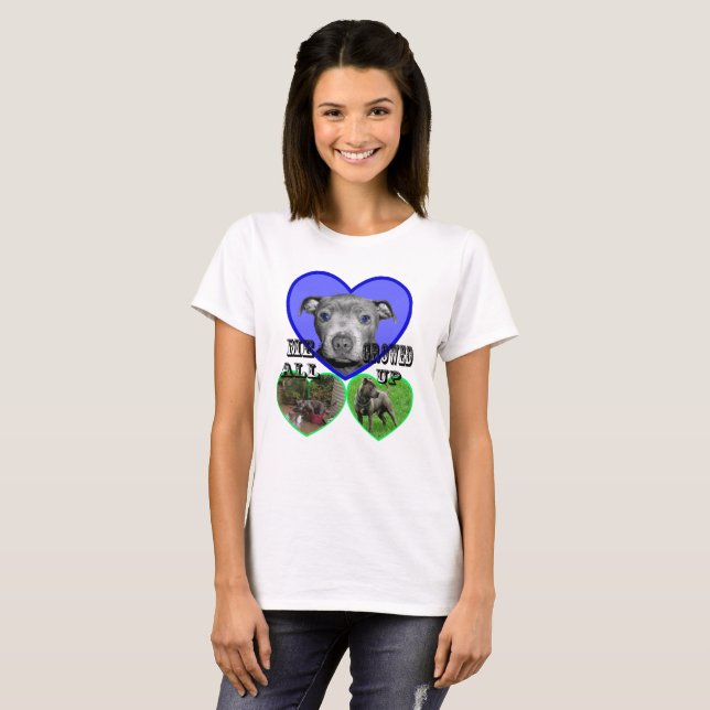 Camiseta Staffy Puppy All Group, (Anverso completo)