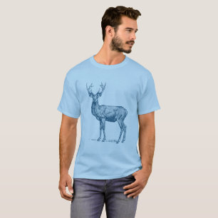 Camiseta Stag 02 - Ocean Blue