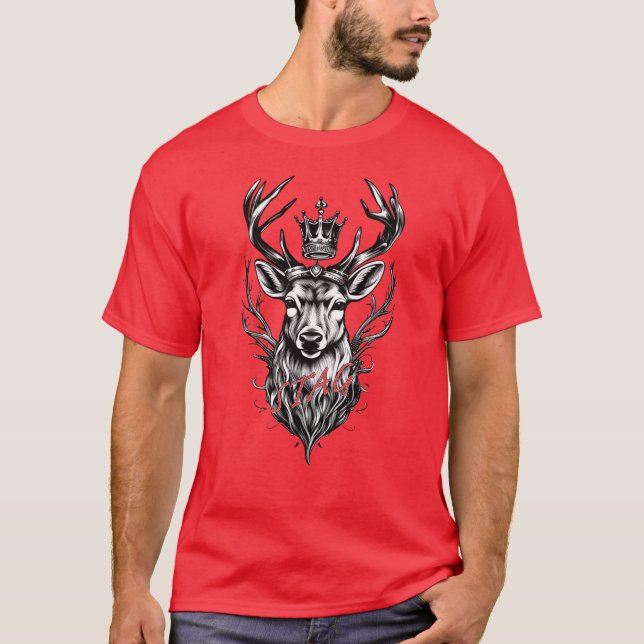 Camiseta Stag Husband King (Anverso)