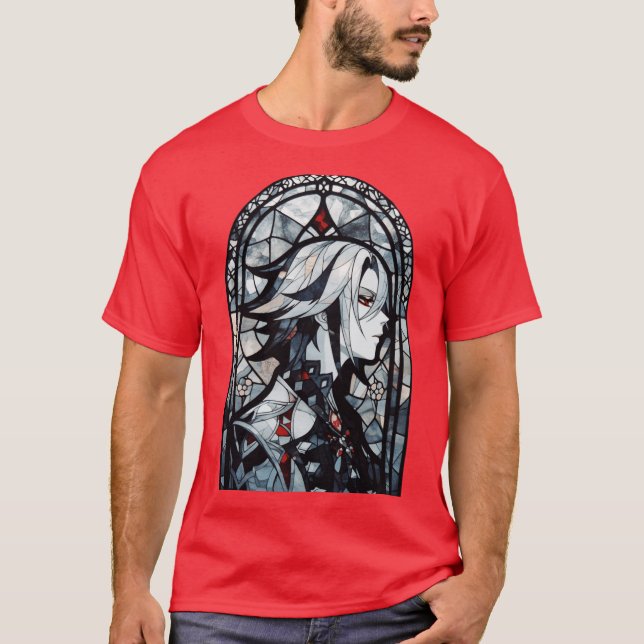 Camiseta Stained Glass Arlecchino funny (Anverso)