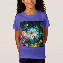 Camiseta Stained Glass Little Fairy With Dragonfly