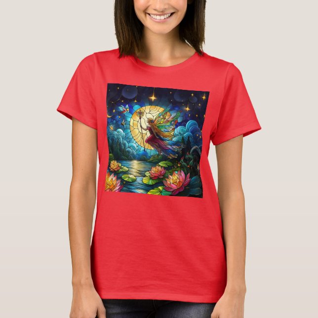 Camiseta Stained Glass Moonlight Flight Fairy  (Anverso)