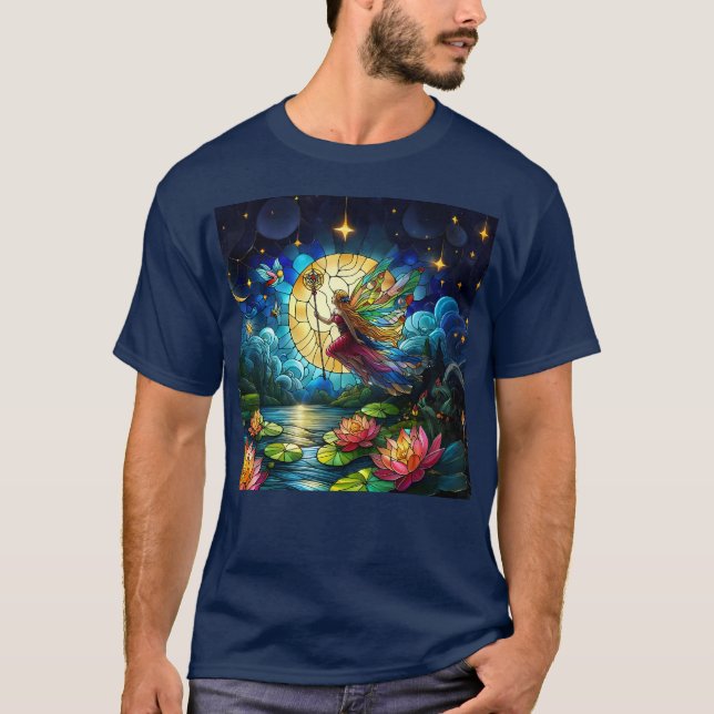 Camiseta Stained Glass Moonlight Flight Fairy  (Anverso)