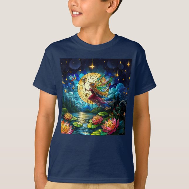 Camiseta Stained Glass Moonlight Flight Fairy  (Anverso)