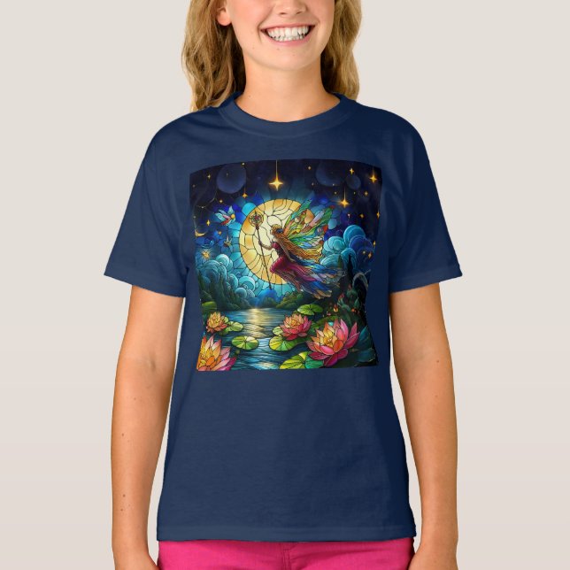 Camiseta Stained Glass Moonlight Flight Fairy  (Anverso)