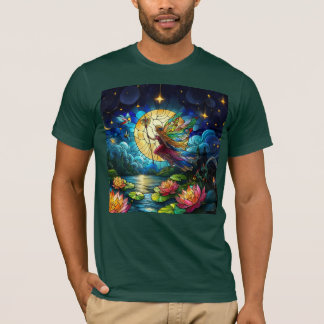 Camiseta Stained Glass Moonlight Flight Fairy 