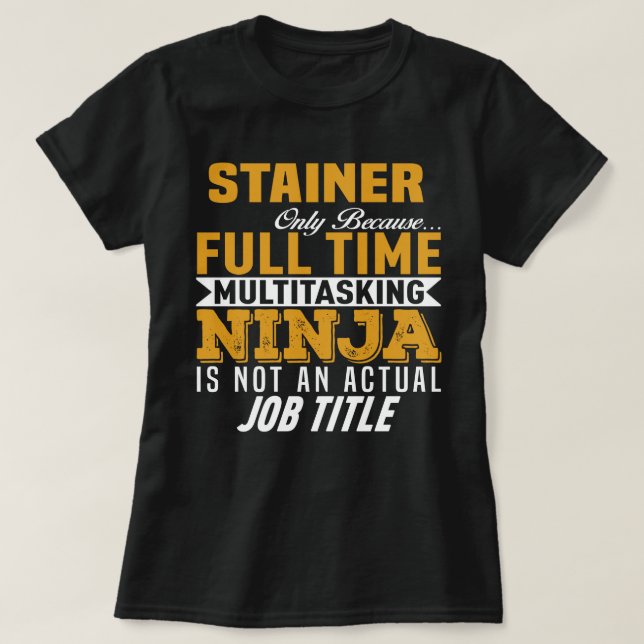 Camiseta Stainer (Diseño del anverso)