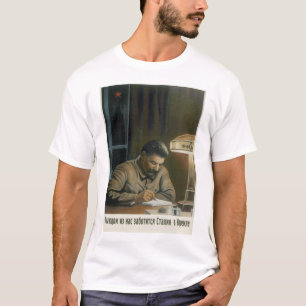 Camiseta Stalin en el poster del is_Propaganda del Kremlin
