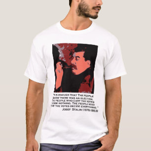 Camiseta stalin en la votación